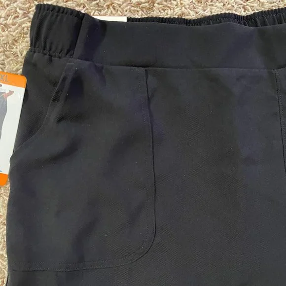 NWT 32 Degrees Women's Mini Twill Pull-On Pants Black, Size XXL (New) - Picture 4 of 9